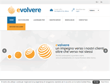 Tablet Screenshot of evolvere.it